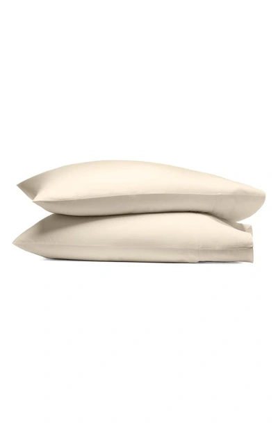 Boll & Branch Set Of 2 Percale Hemmed Pillowcases In Natural