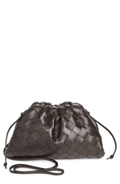 Bottega Veneta Small The Pouch Leather Clutch In Fondant-gold