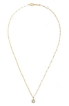 Lana Flawless Open Circle Diamond Pendant Necklace In Yellow Gold