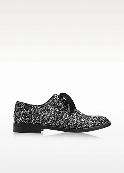 Cabina lb ritmo Marc Jacobs Helena Silver Glitter Oxford Shoe In Plata | ModeSens