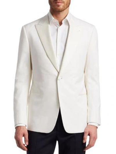 Armani Collezioni Dinner Jacket In White