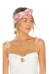 Jennifer Behr Marin Knot Half Turban In Pink