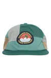 Market Gorp Patchwork 6 Panel Tech Hat Hat Green Size Onesize Textile Fibers In Eden