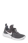 Nike Free Tr8 Training Shoe In Dark Grey/ White