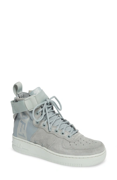 Nike Sf Air Force 1 Mid Sneaker In Light Pumice/ Barely Grey