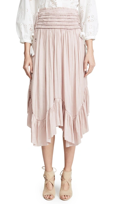 Ulla Johnson Edie Skirt In Rose