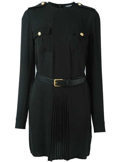 Dsquared2 'military' Dress In Black