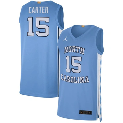 Jordan Brand Vince Carter Carolina Blue North Carolina Tar Heels Alumni Limited Basketball Jersey In Light Blue