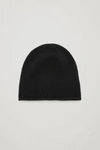 Cos Unisex Cashmere Hat In Black