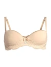 Simone Perele Eden 3d Demi T-shirt Bra In Peau Rose