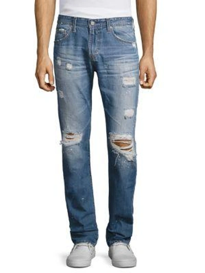 Ag Tellis Modern Slim-fit Distressed Jeans In 22 Years