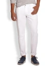 Ag The Graduate Tailored-fit Jeans In White