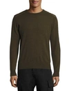 Belstaff Virgin Wool Sweater In Pale Military Green