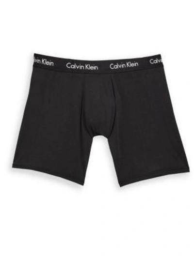Calvin Klein Underwear Modal Boxer Briefs In Black