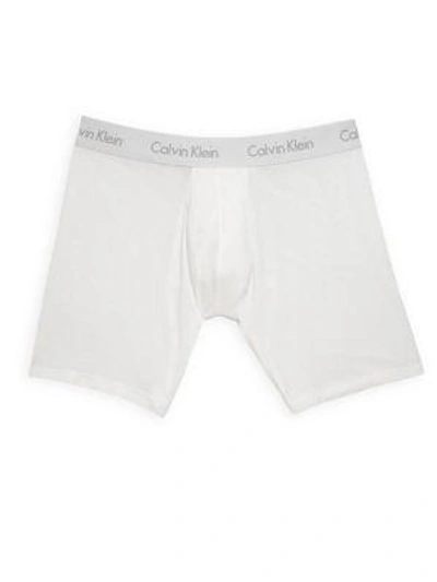 Calvin Klein Underwear Modal Boxer Briefs In White