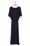 Go Couture Dolman Sleeve Maxi Dress In Navy