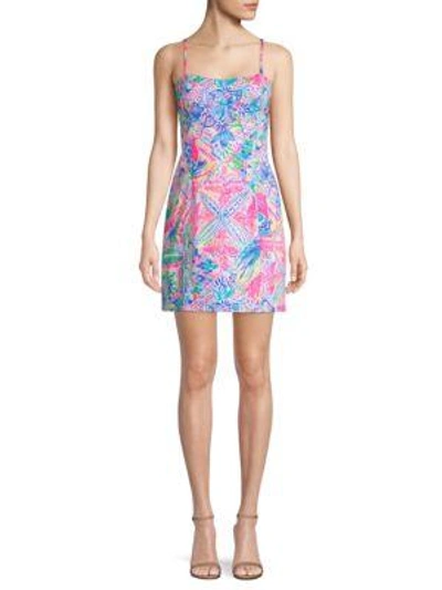 Lilly Pulitzer Shelli Stretch Dress In Multi Salt In The Air