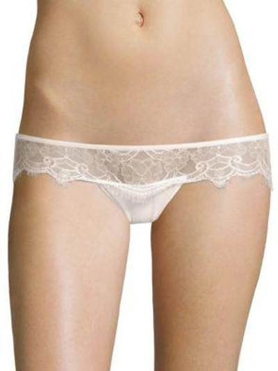 Les Coquines Delphine Thong In Blanc