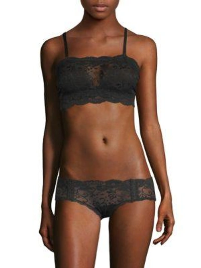 Les Coquines Aimee Lace Bralette In Black
