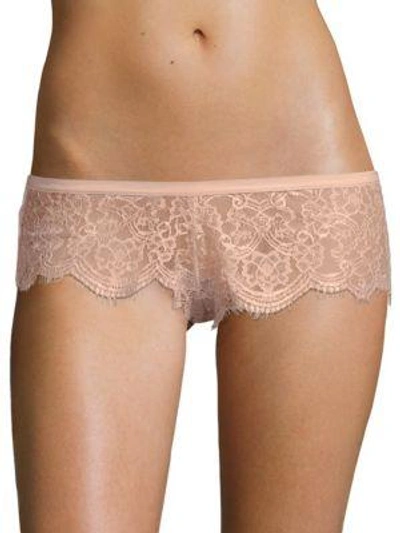 Les Coquines Cleo Lace Boyshorts In Coquette