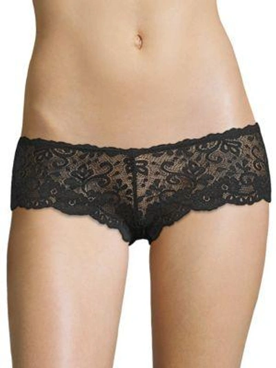 Les Coquines Evi Lace Boyshorts In Noir