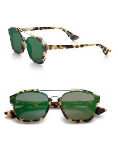 Dior Abstract 58mm Square Sunglasses In Green