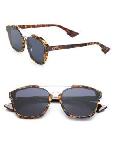 Dior Abstract 58mm Square Sunglasses In Tortoise