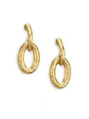 Gurhan Hoopla 24k Yellow Gold Galahad Drop Hoop Earrings