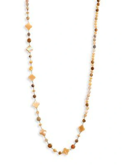 Chan Luu Natural Mix-beaded Strand Necklace