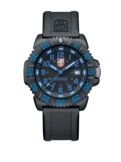 Luminox Sea Colormark Strap Watch In Black