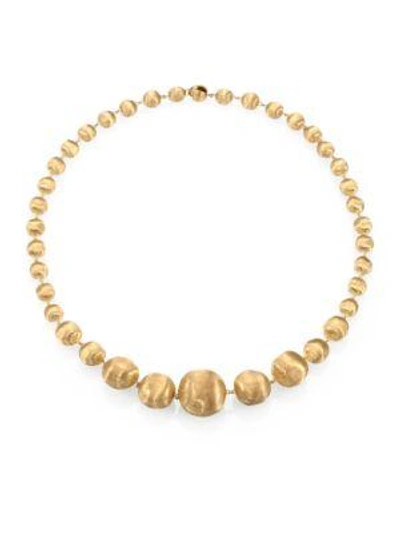 Marco Bicego Africa 18k Yellow Gold Graduated Ball Necklace