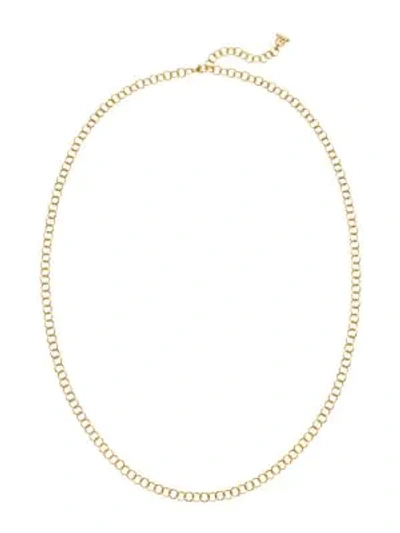 Temple St Clair 18k Yellow Gold Round Link Necklace Chain