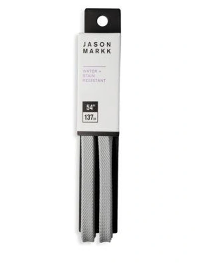 Jason Markk Pre-repelled Flat Shoelaces In Grey