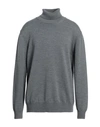 Altea Man Turtleneck Grey Size 3xl Virgin Wool