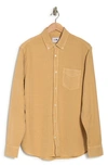 Nn07 Levon Slim Fit Button-down Shirt In Light Khaki