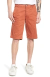 Ag Sub Relaxed Fit Chino Shorts In Sulfur Rosso Red