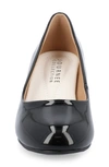 Journee Collection Journee Luu Pump In Patent/ Black