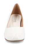 Journee Collection Journee Luu Pump In Patent/ White