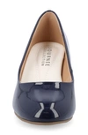 Journee Collection Journee Luu Pump In Patent/ Blue