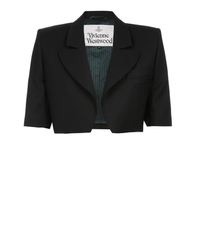Vivienne Westwood Crop Jacket Black | ModeSens Vivienne Westwood Crop Jacket Black | ModeSens