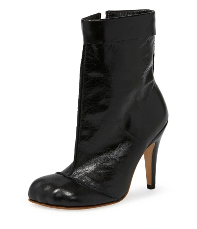 Vivienne Westwood Winter Cuff Boot Black Leather