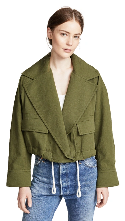 Vince cropped sale utility jacket