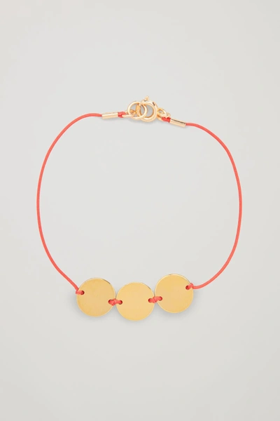 Cos Thea Thread Bracelet In Red
