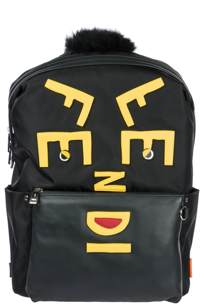 Fendi Men's Rucksack Backpack Travel In Black