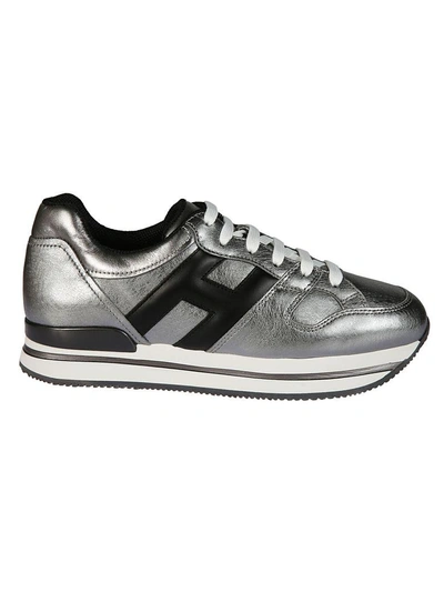 Hogan Lace-up Trainers In Grey