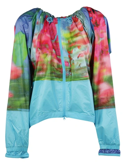 Adidas Originals Adizero Printed Raincoat In Multicolor
