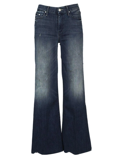 Mother Flared Jeans In Blue