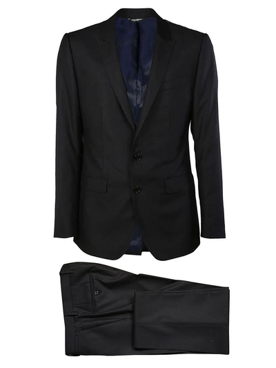 Dolce & Gabbana Two Piece Suit In Blue