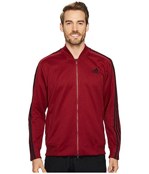 burgundy adidas bomber jacket