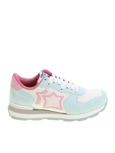 Atlantic Stars Vega Sneakers In White-pink